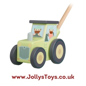 Wooden Push Along Tractor